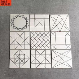 百艾特纯色砖 更新300规格花砖单片
