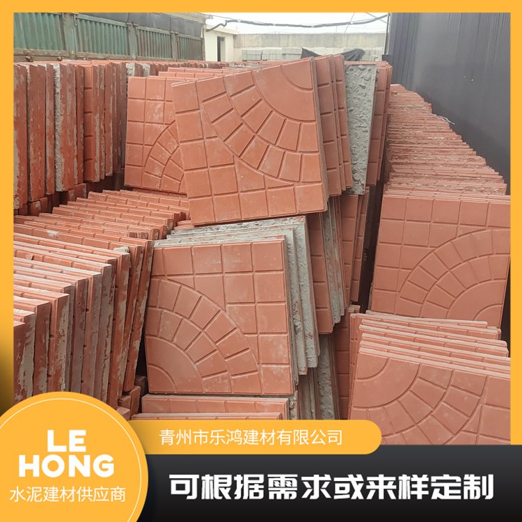 混凝土花砖 水泥地面砖 抗压防冻 适用于花园广场路面 - 爱企查
